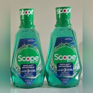 Scope Outlast Invincible Mouthwash - Fresh Mint - Green